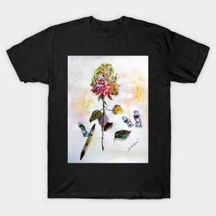 Still Life with Flowers and Artist Objects T-Shirt